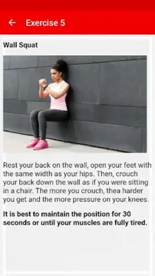 Knee Pain Exercises android App screenshot 1